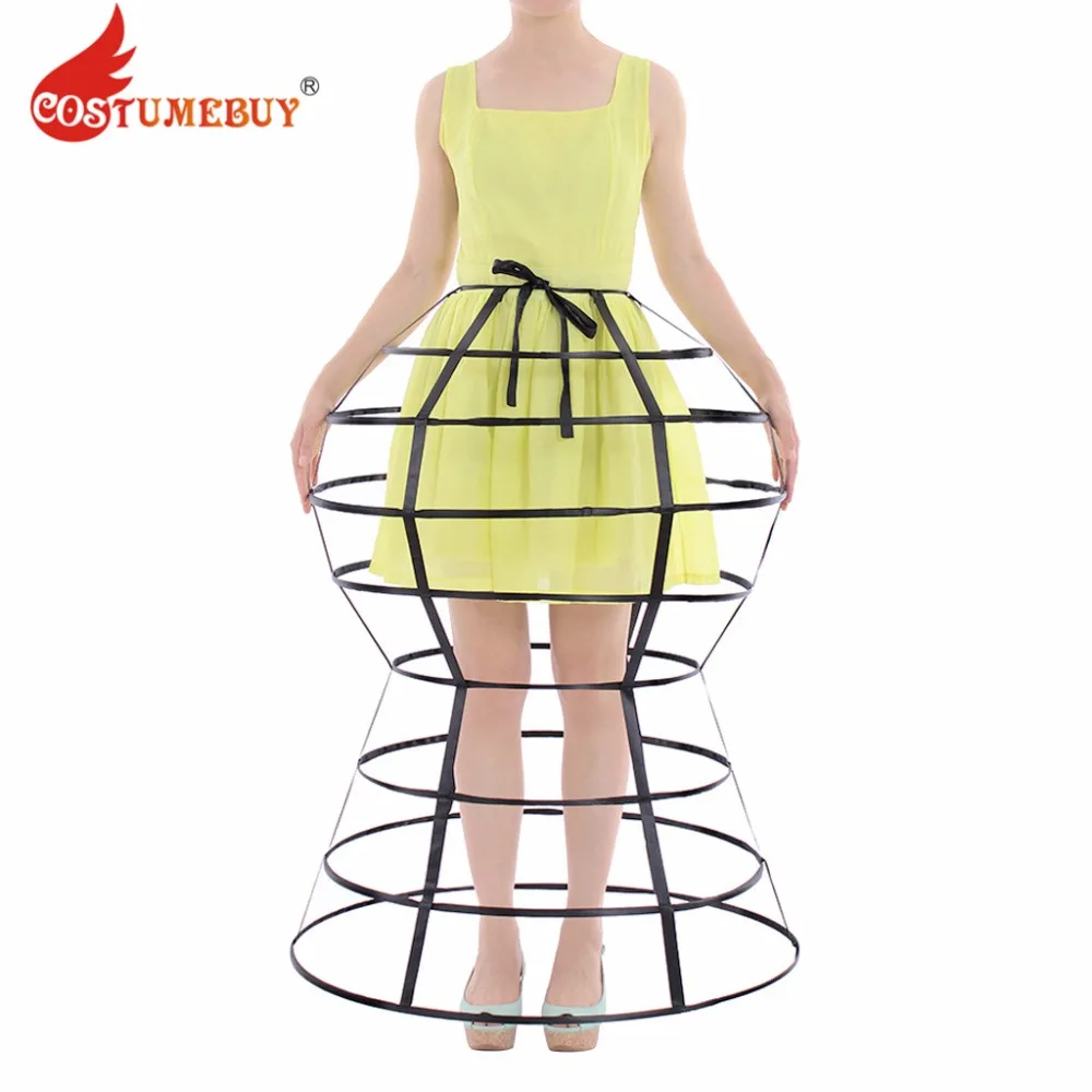 

Costumebuy Lolita Gothic Ball Gown Fishtail Skirt Underskirt Dress Cosplay Petticoat Outwear Birdcage Bustle Pannier 8 Hoops