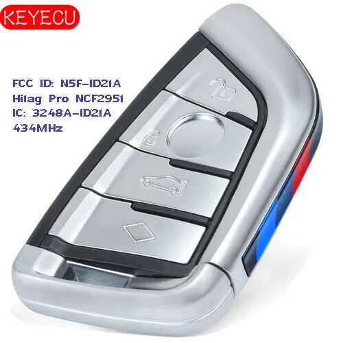 KEYECU OEM Смарт дистанционные брелки для ключей 4 кнопки 433 МГц брелок BMW BDM G20 G30 G32 G11 G15