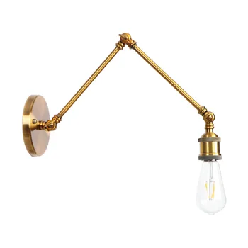 

Bronze American Village Vintage Wall Lamp E27 Bulb Iron Bedroom wall light restaurant led wall lamp RWL0030
