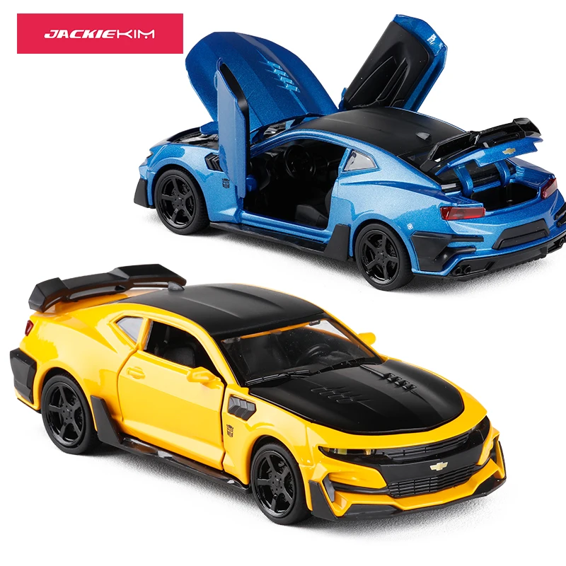 1:32 Chevrolet Camaro литая под давлением модель автомобиля с вытягиванием назад Игрушечная машина для детей и взрослых Коллекция подарков на день рождения