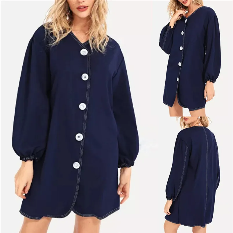 Fashion coats and jackets women winter ladies coats Autumn Winter Solid Button Long Cardigan Overcoat Outwear Coat O15#N (6)