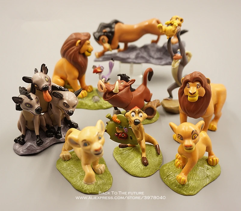 Disney Lion King 4-9 Cm 9 Pcs/set Mini 