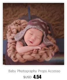 Реквизит для новорожденных, аксессуары для фотосъемки, детские шляпы кепки, вязаная шапка, шапка-копилка, Набор детских аксессуаров для