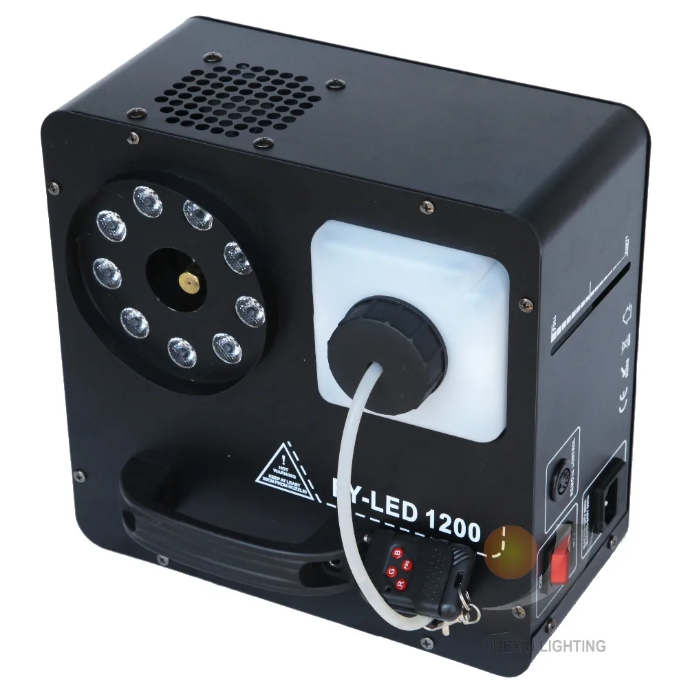 

Remote Control 9x3W LED Smoke Machine for Stage Effect Equipment for DJ Disco DMX Fog Hazer Machine