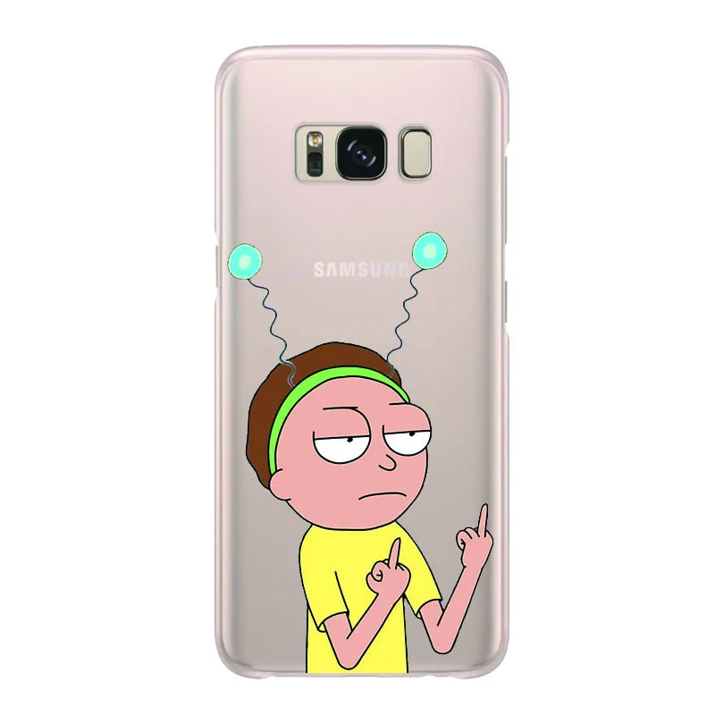 Kuliai смешной мультфильм комикс мем Рик и Морти чехол для Galaxy S6 S9 S9Plus S7 Edge S8 Plus NOTE8 NOTE3