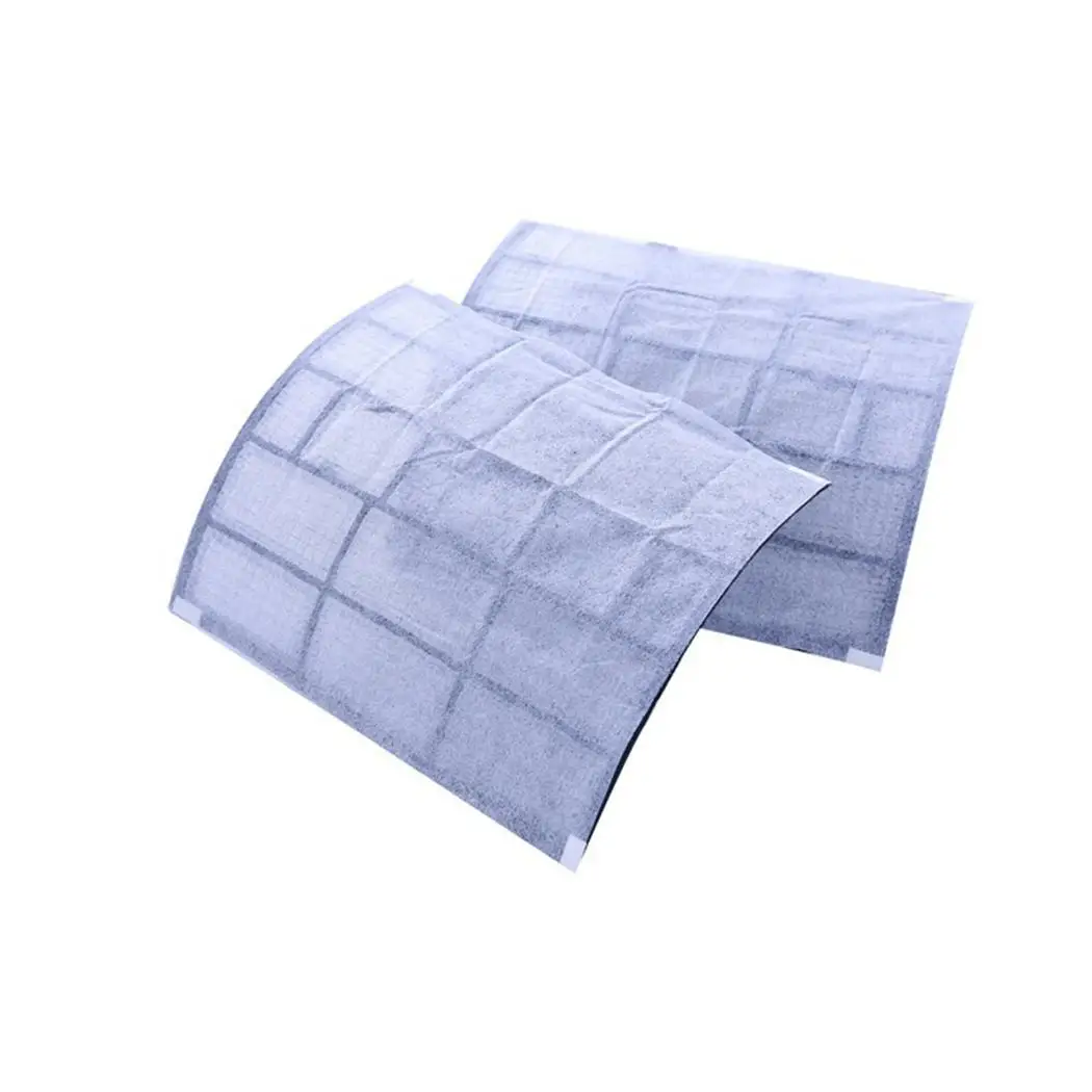 

2PCS Air Conditioning Wind Outlet Filter Air Purifying Dustproof Protection Cover DIY Replacement PET Purifier Filter Screen