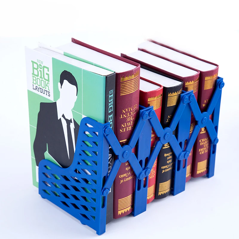 4 طبقات الدفتين قابل للسحب ملف مجلة رفوف صينية كتاب الوقوف منظم مكتب مكتب القرطاسية الدفتين