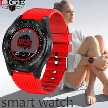 LIGE умные спортивные часы женские Bluetooth фитнес модные спортивные Шагомер Смарт-часы Поддержка sim-карты камеры Reloj inteligente