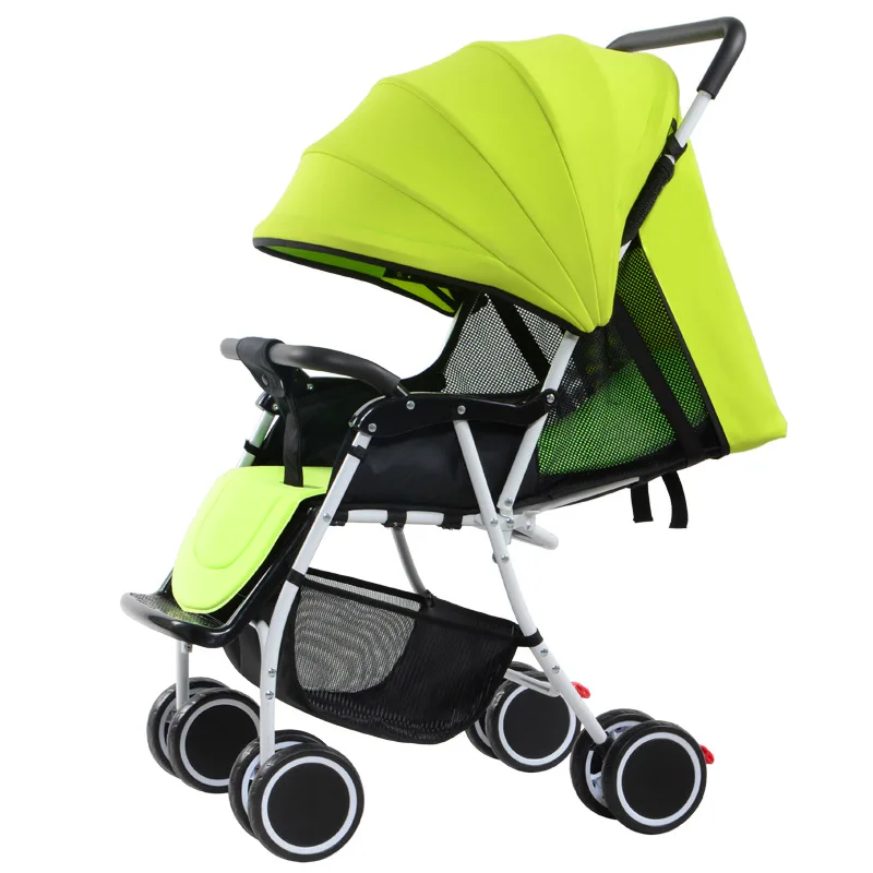 

Hot Sale Baby Stroller Portable Folding Sitting Lying High Landscape Baby Cart Shockproof Prams And Pushchairs for Newborns