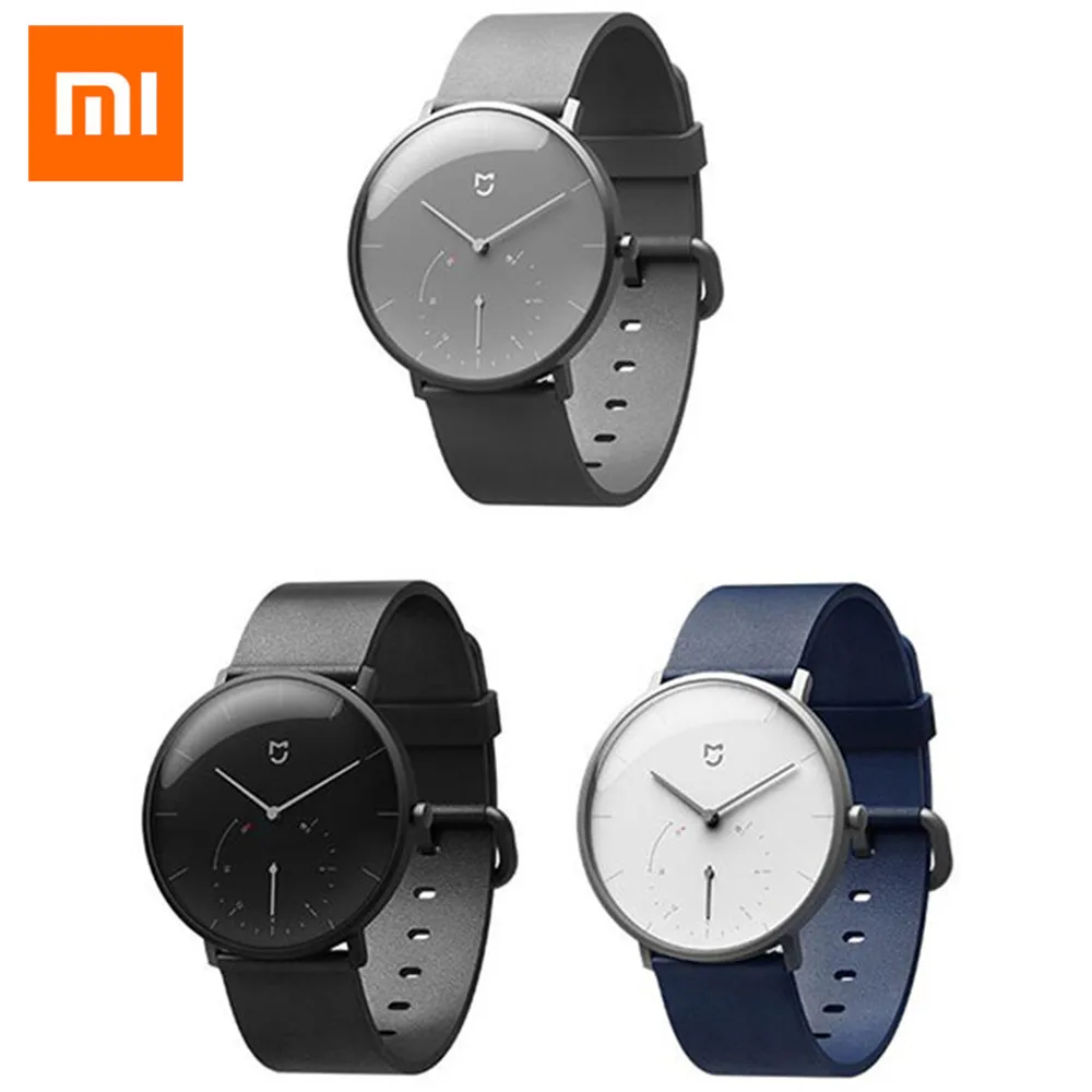 Оригинальный Xiaomi Mijia Quartz SmartWatch BT4.0 IP67 Водонепроницаемый шагомер интеллигентая