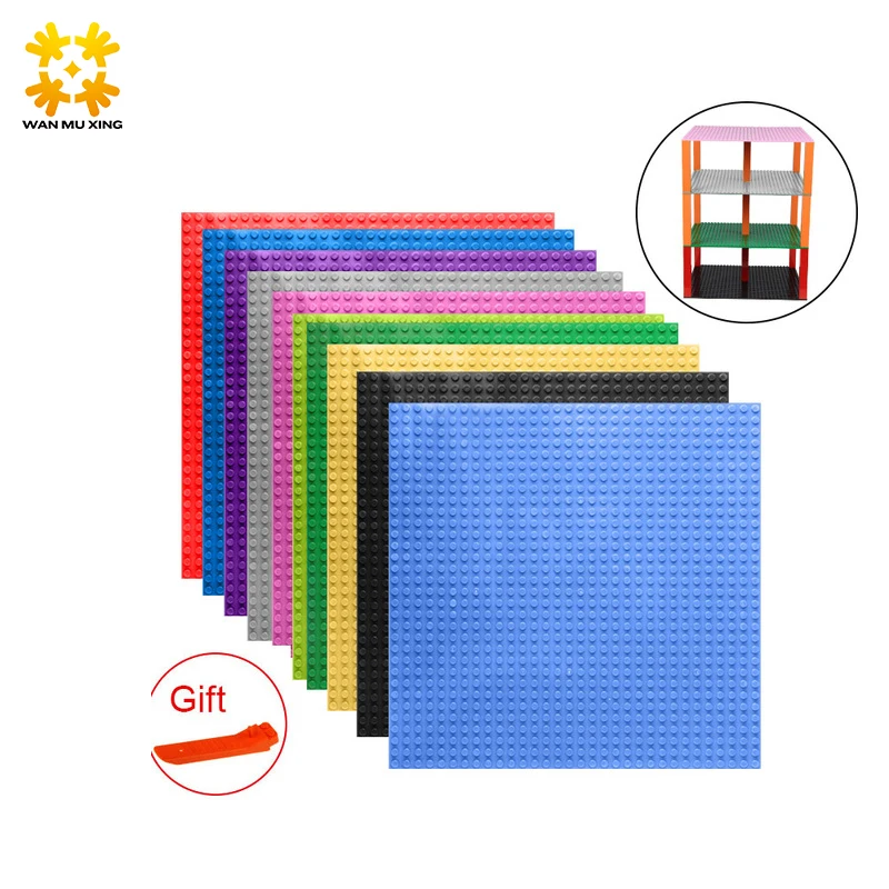 New Updated Version Small Bricks Base Plate 32*32 Dots 25.5*25.5cm/10 New Updated Version Small Bricks Base Plate 32*32 Dots 25.5*25.5cm/10