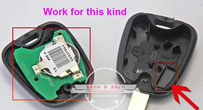 Citroen C2 New Picasso modified key shell (2)