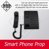 Escape Room Antique Phone Prop Smart Phone prop dial right code to get audio clues or open lock 999PROPS 2