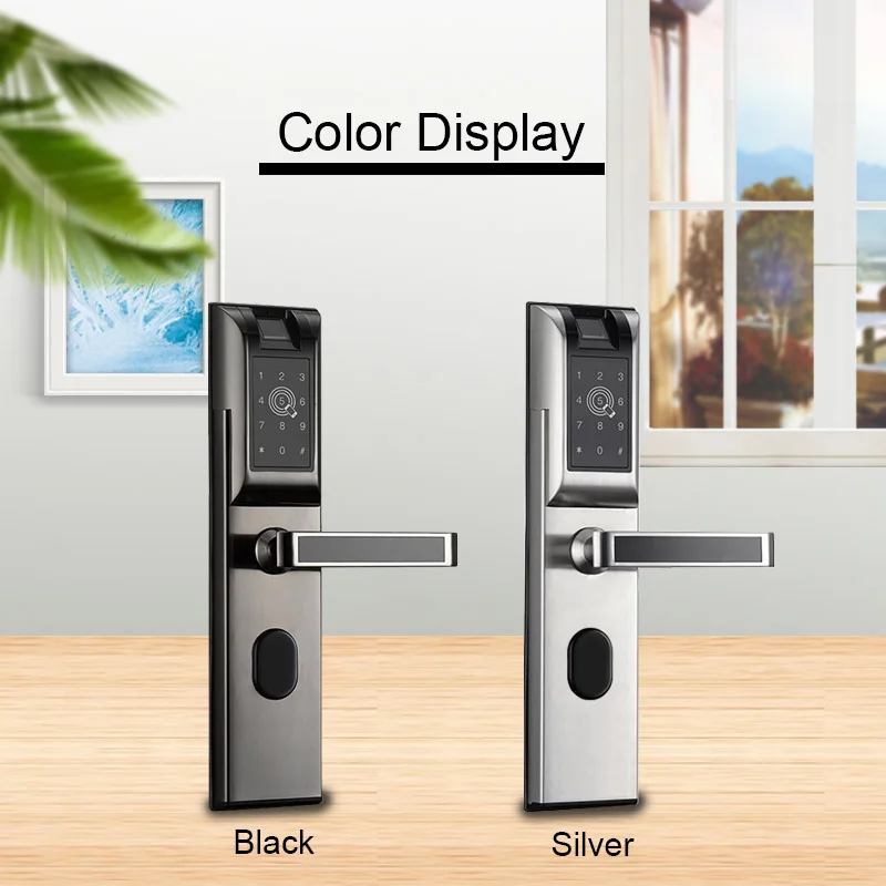 Eseye WIFI Door Lock Biometric Fingerprint Smart Digital Door Lock App Phone Bluetooth For Home Apartment Anti-theft