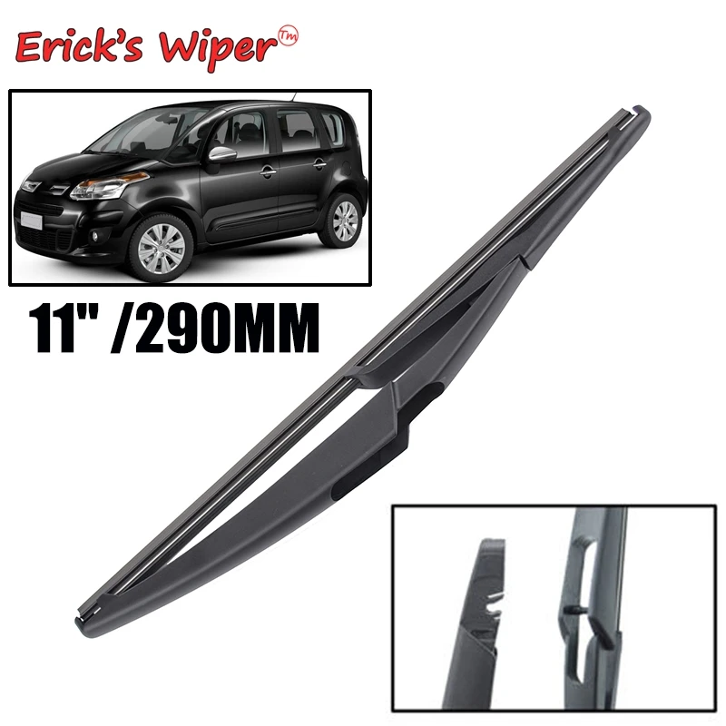 

Erick's Wiper 11" Rear Wiper Blade For Citroen C3 Picasso 2009 - 2014 2015 2016 2017 Windshield Windscreen Rear Window