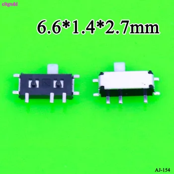 

10PCS 7 Pin Mini Slide Switch On-OFF 2Position Micro Slide Toggle Switch 1P2T H=1.5MM Miniature Horizontal Slide Switch SMD