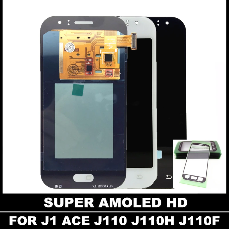 С контролем яркости для Samsung Galaxy J1 ACE J110 J110F LCD AMOLED дисплей кодирующий