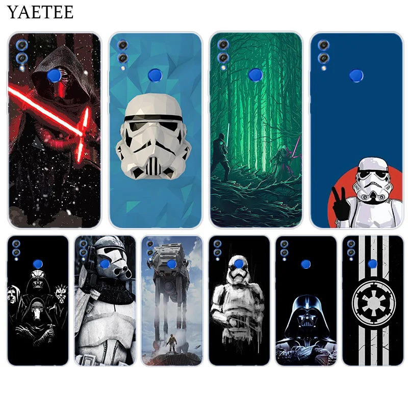

Star Wars Silicone Case For Huawei Honor 8X 8 9 10 lite 7X 6A 6X 9i 9N Play View 20 V20 Y5 Y6 Y7 Prime Y9 2018 2019 Cover Coque