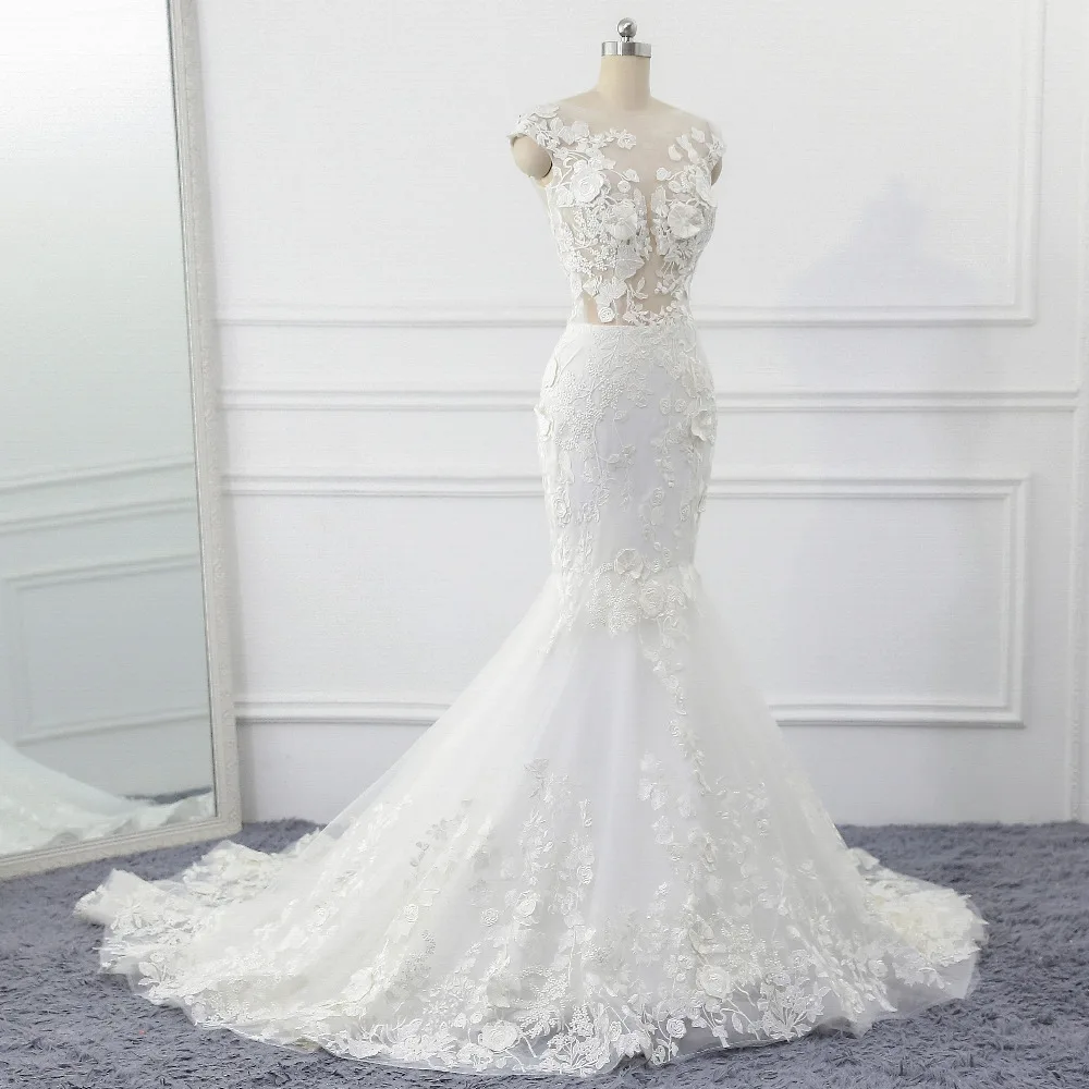 Lover Kiss Wedding Dress 2017 Vintage Mermaid Lace Appliques Bead Robe de Mariage Sexy Back Bride Dresses Vestido de Noiva 3 Lover Kiss Wedding Dress 2017 Vintage Mermaid Lace Appliques Bead Robe de Mariage Sexy Back Bride Dresses Vestido de Noiva 3