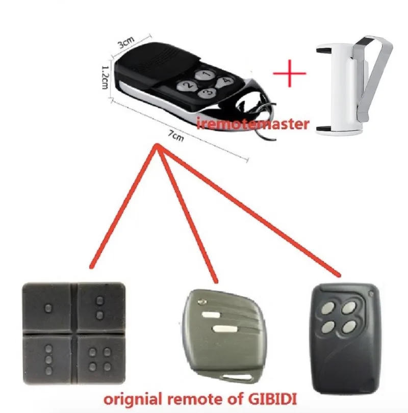 

GIBIDI rolling code, Demo ,AU1600 garage door remote control remote duplicator