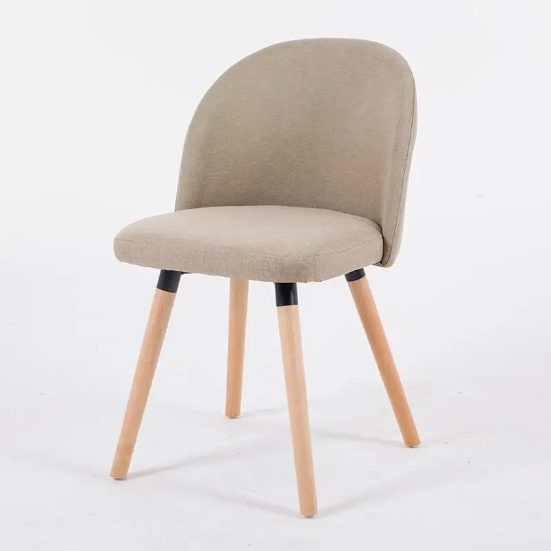 Современный простой деревянный обеденный стул скандинавский Повседневный туалетный стул стол стул домашний задний стул - Цвет: style 7