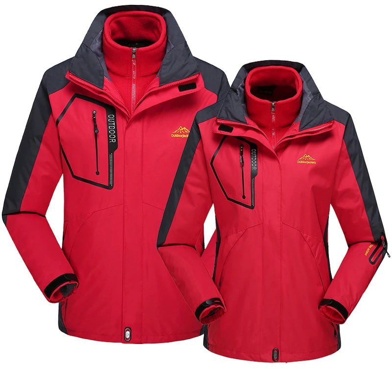 

POINT BREAK DSCFY009 A couple of outdoor jackets Unisex thickened Fleece Ski Suit Jacket color