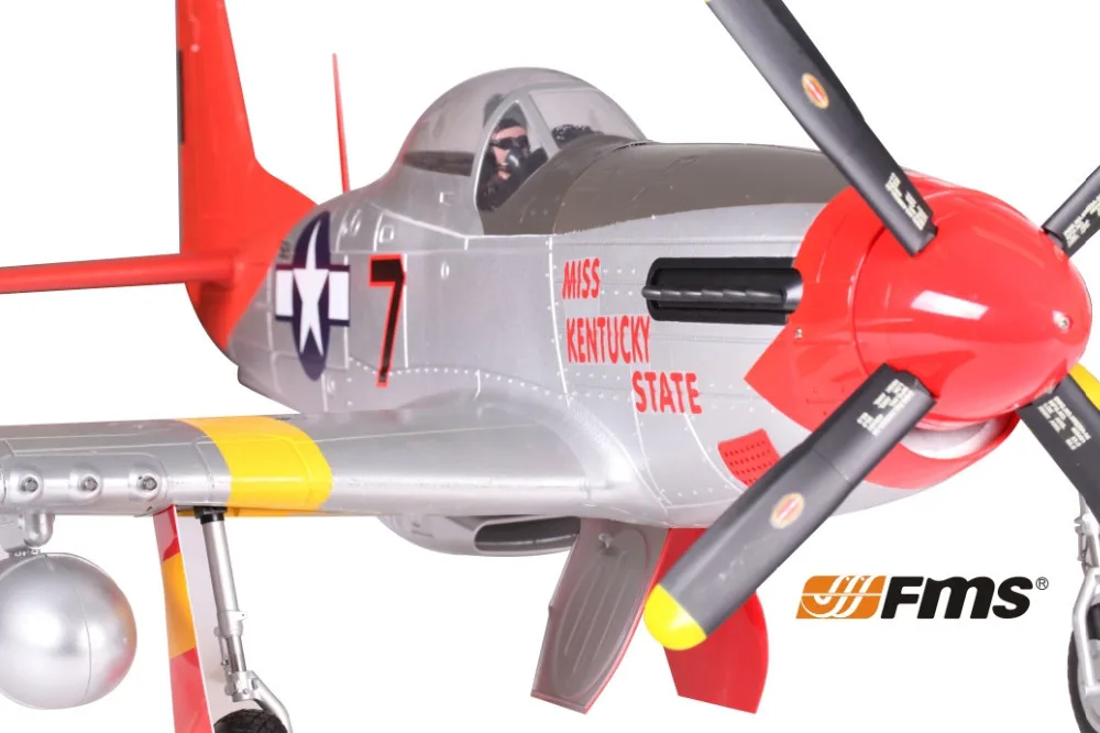 FMS 1700 мм/1,7 м Gaint Warbird P51/P-51 D Mustang красный хвост PNP версия большой масштаб радиоуправления радиоуправляемая модель самолета