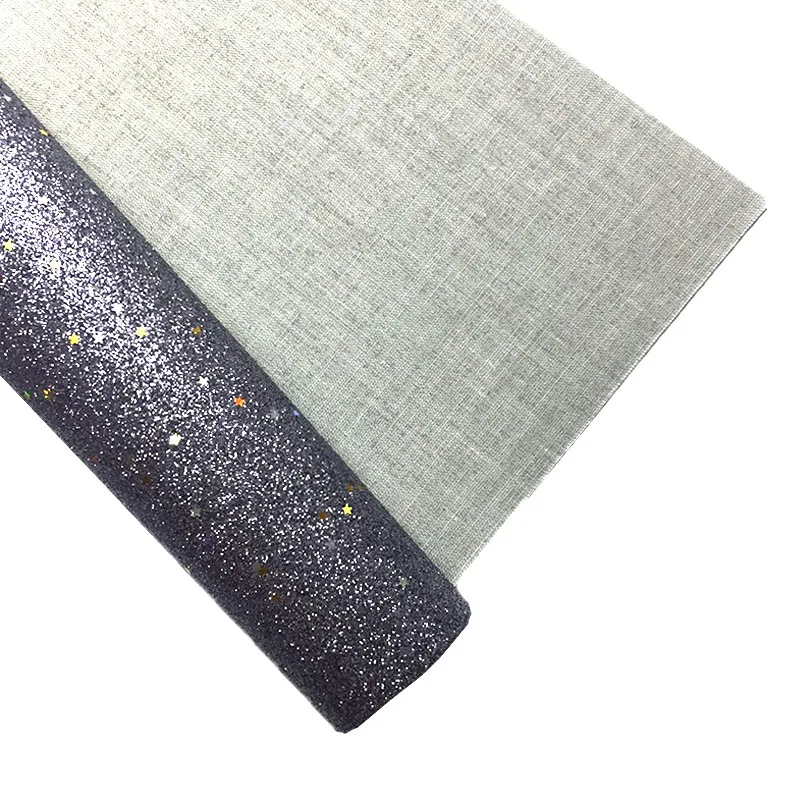 gray sliver 20*30 см Блестки из искусственной синтетической кожи, ткань из искусственной кожи, листы из искусственной кожи, бант для волос, сделай сам, украшения, 1 штука - Цвет: gray sliver