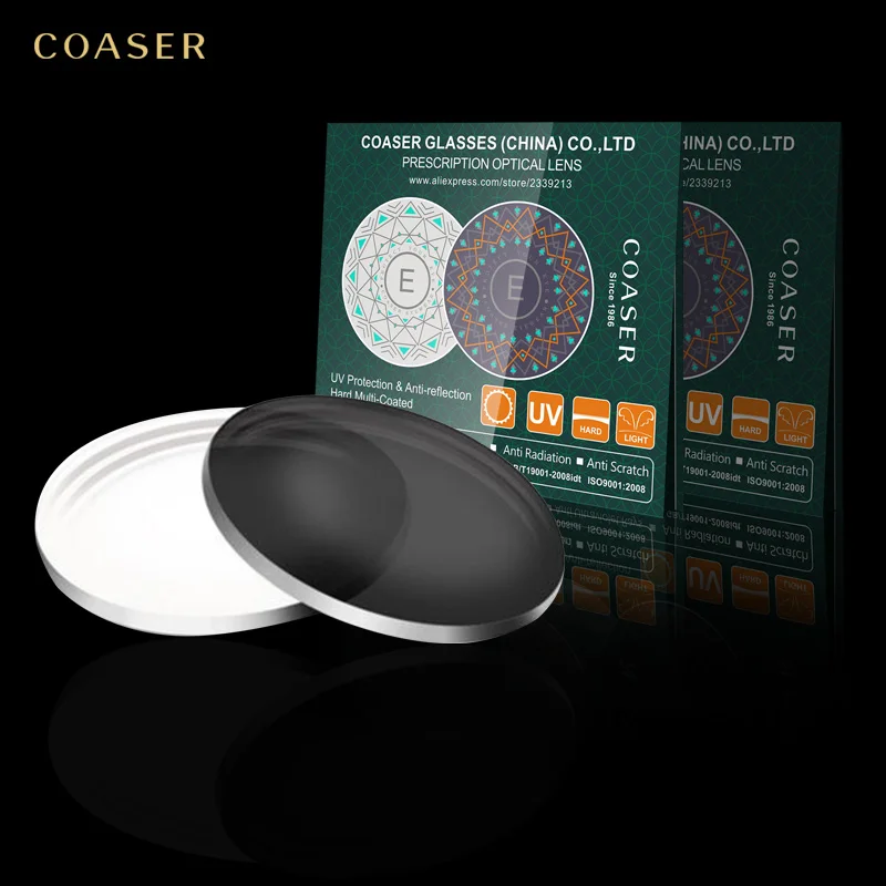 US $61.02 Thinner Index 167 Photochromic Lens Prescription Glasses Lens Myopia Presbyopia Change Color For Eyeglasses Hmc Lentes Opticos