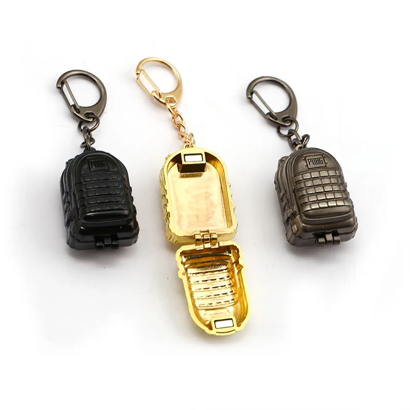 Новая игра Pubg уровень 3 сумка мини брелок из металла PUBG брелок для ключей для мужчин автомобиль для женщин сумка может открыть чавейру Ювелирные Изделия Сувенир