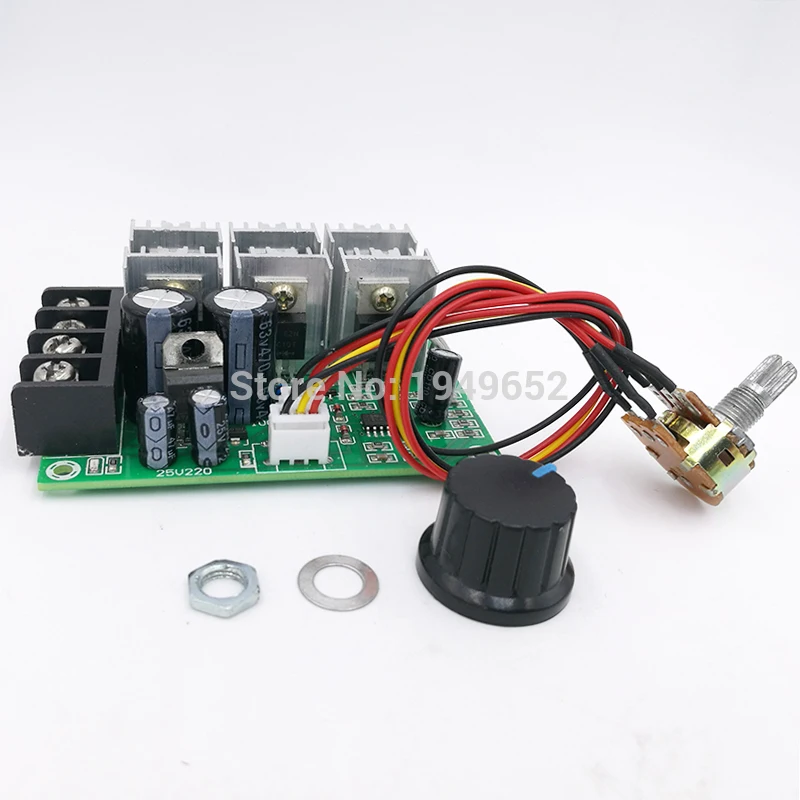 Контроллер щетки двигателя PWM DC контроллер модуль привода 10 в 55 MAX40A 0% 100%|motor