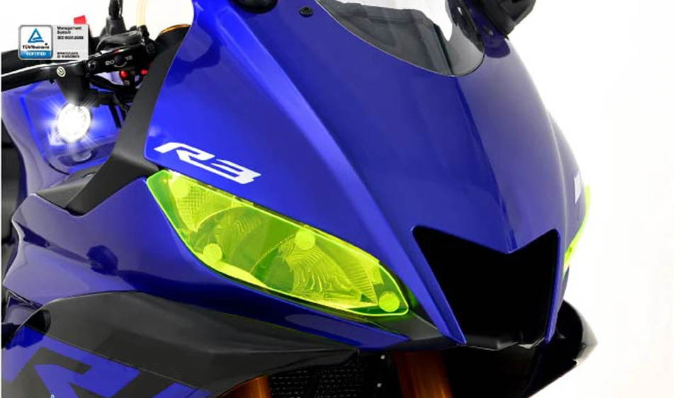 yamaha r3 headlight cover