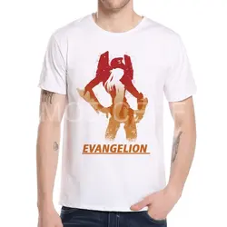 2018 Mew мультфильм моды Для мужчин футболки Evangelion EVA Новая творческая личность Для мужчин Повседневное с коротким рукавом аниме футболка M7-3