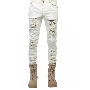 

Men Classic Slim Skinny Fashion Long Jeans Male European Style Nightclubs Singers Jeans Men High Stretch Hip Pop Pants AA51430