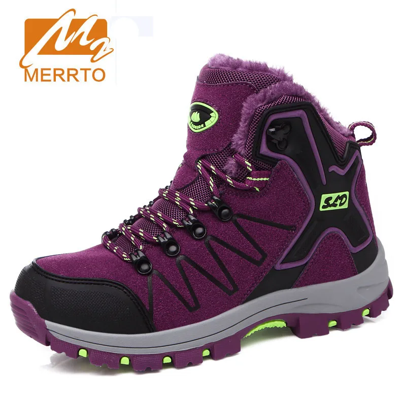 

MERRTO Women Hiking Shoes Mountain Climbing Trekking Shoes Camping Sneakers Professional Breathable Leather Outdoor Travel Boots