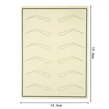 10 шт. 3d практика микроблейдинга кожи глаз губ Косметическая поддельная кожа бровей кожа для обучения татуировкам микроблейдинга аксессуары для начинающих