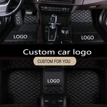 

Custom Logo fit car floor mats for Mercedes Benz CLK W208 W209 c209 CLS w218 w219 63 amg 220 250 260 300 320 400 car styling