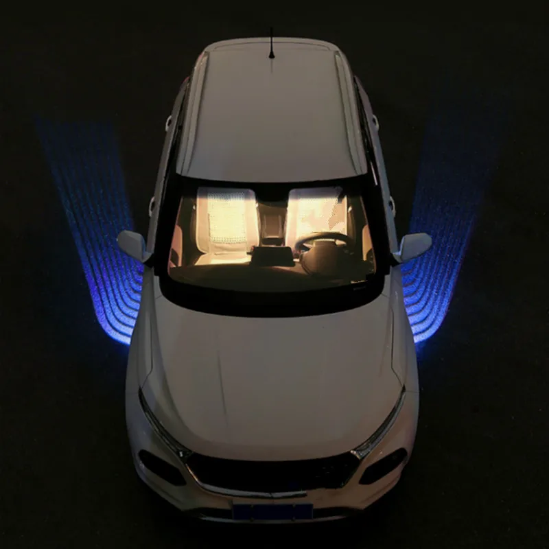 JURUS универсальная 2 x Светодиодная лампа для авто ангельские крылья автомобильный приветственный светильник s Shadow проектор Предупреждение ющий светильник аксессуары для всех автомобилей