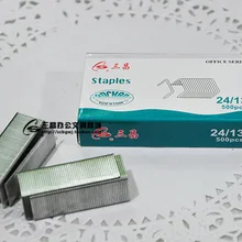 Стандартный размер 24/13 металлический сверхпрочный штапель серебряный цвет 24/13 скобы