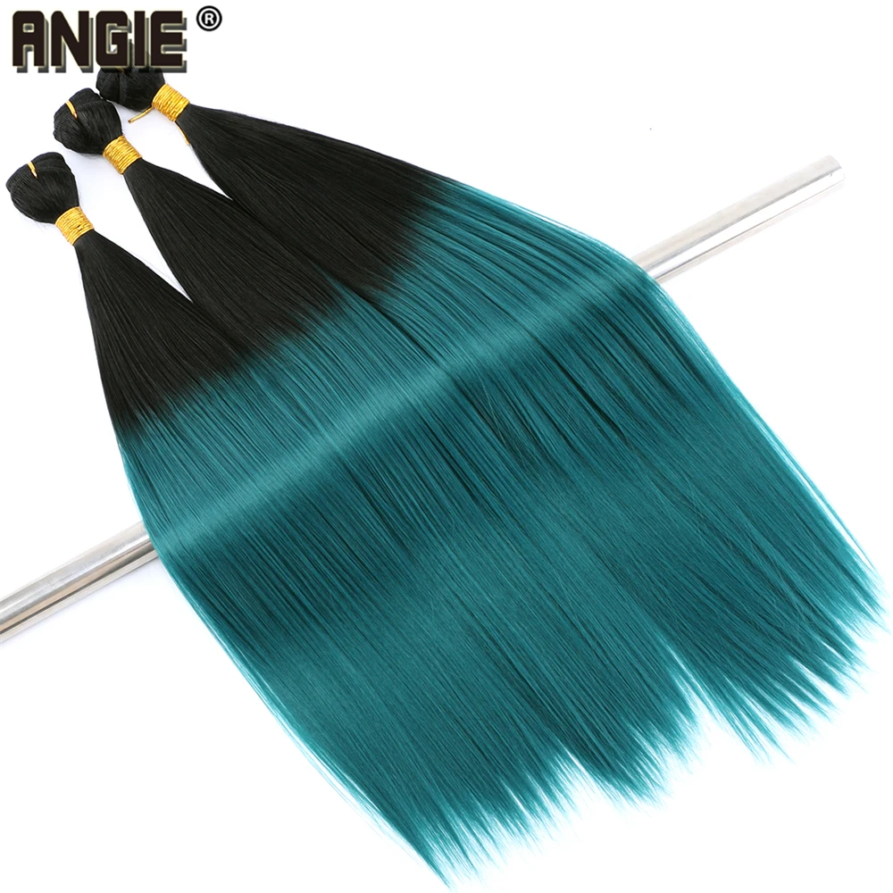 20-24 Inch straight hair bundles Synthetic Hair Extensions 300 Gram/lot High Temperature Fiber Hair Weave