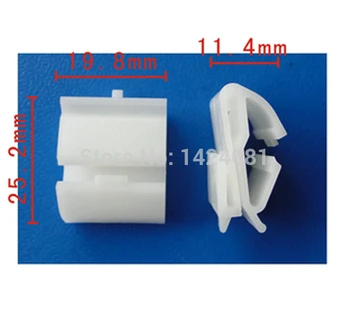 

100x OEM Nylon Fastener Rivet Retainer Clip for Honda Door Belt Moulding for Civic for CRX 90601SH3014