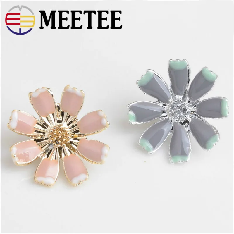 10pcs/lot New Style Lovely Alloy Daisy Shaped DIY Accessories Charm Pendant for Crafts Making 2.1cm | Дом и сад
