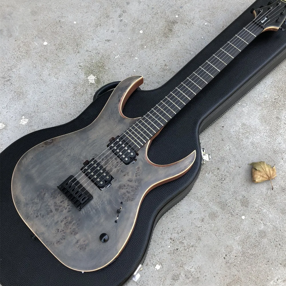 

Mayones 6 Strings Electric Guitar,Quilted maple top Ebony Fingerboard Neck through body custom Solid wood Guitar,Free shipping