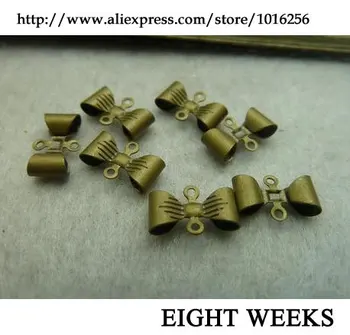 

Zinc alloy pendant jewelry accessories diy handmade material charms Bowknot is 7 * 12 mm