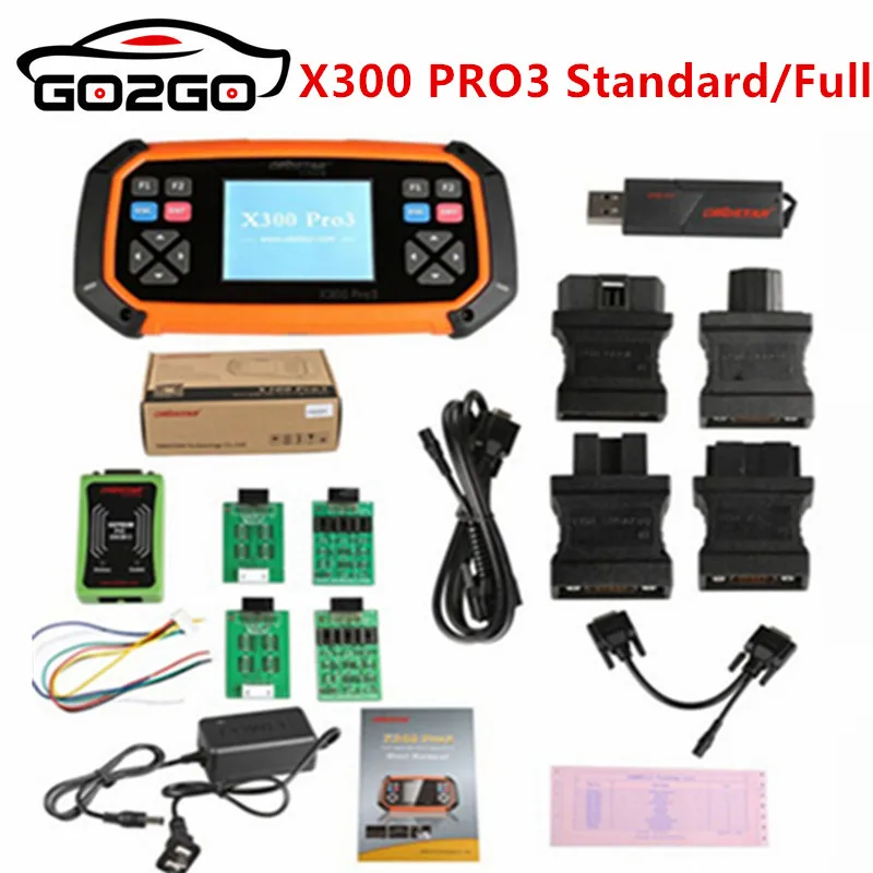 

OBDSTAR X300 PRO3 Key Master OBDII Key Programmer Odometer Correction Tool EEPROM/PIC Update Online Send 10PC48 chips as a gift