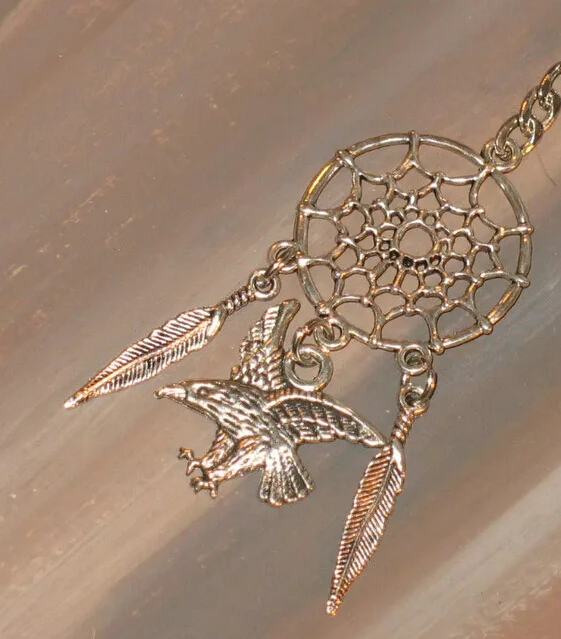 

Vintage Indian Style Dreamcatcher Eagle Keychain Windmill Tennis Racket ENVELOPE CAT BALL HORSESHOE Car Key Ring Jewelry 10PCS
