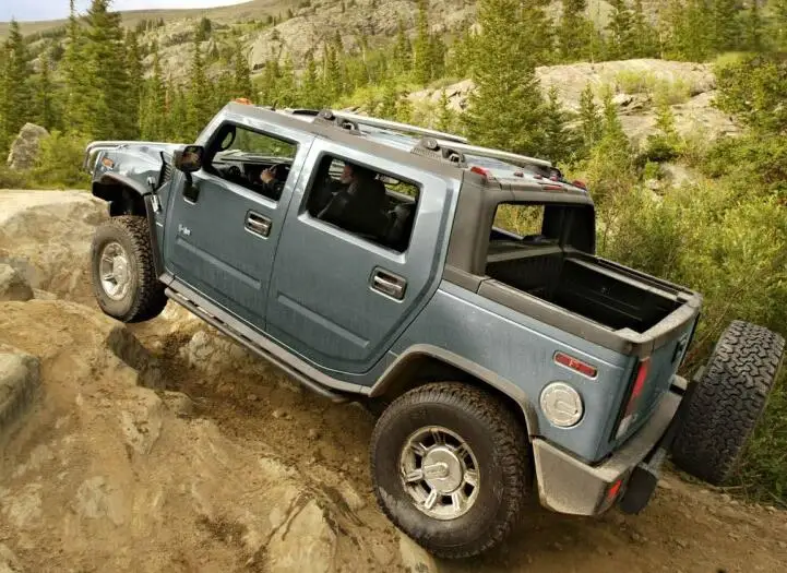 1 пара алюминиевых сплавов выделенных крыш боковая рейка крест бар для Hummer H2 2002 2003