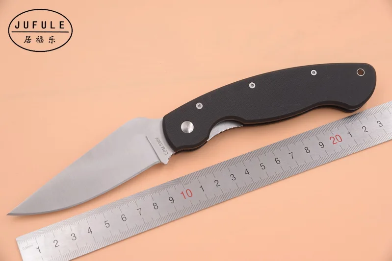 

JUFULE Military C36 G10 handle 9Cr18mov mark s30v blade Folding outdoor Tactical multi EDC Tool camping hunting kitchen Knife