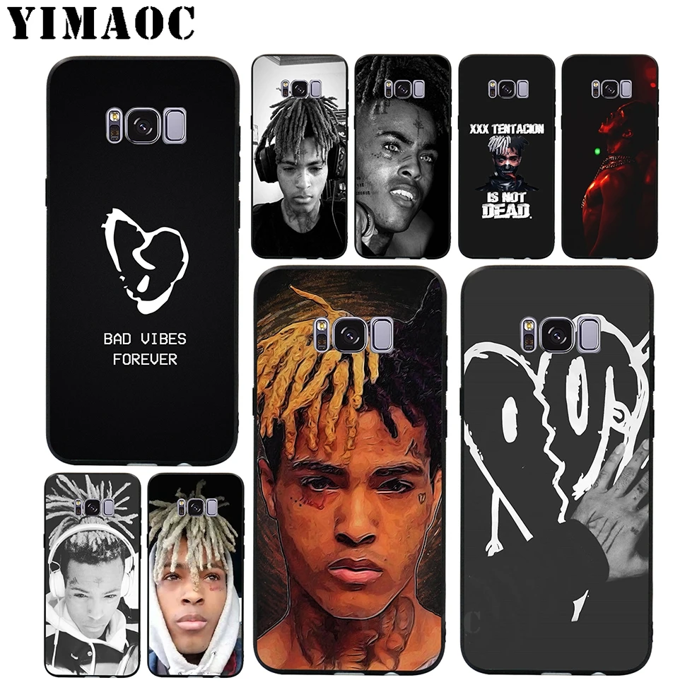 

YIMAOC XXXTentacion Love you Soft Silicone Case for Samsung Galaxy A3 A5 A6 Plus 2017 2017 2016 S6 S7 Edge S8 S9 Plus & Note 8 9