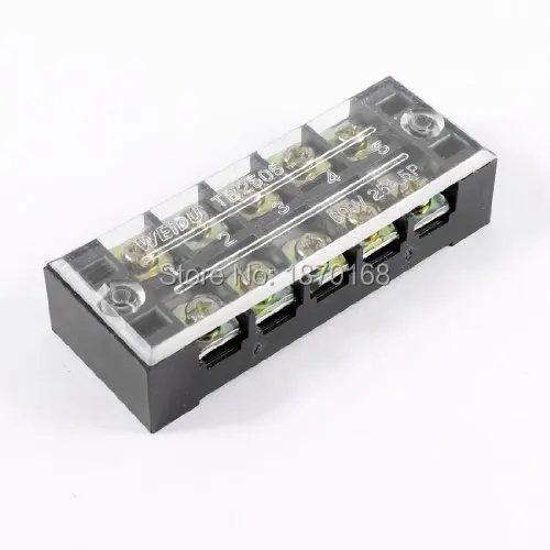 

Tb-2505 600 V 25A Double Row 5 Terminal penghalang, Blok konektor bagian tembaga